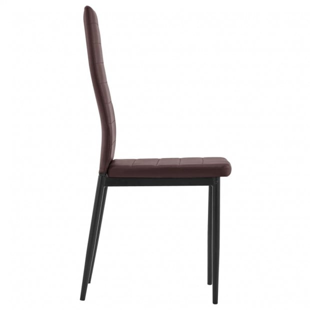 Five Piece Dining Set Brown Image 8