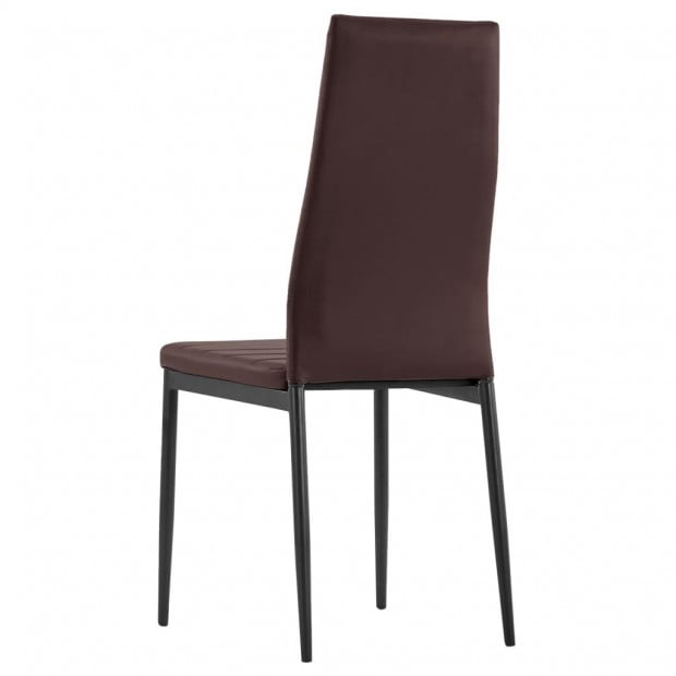 Five Piece Dining Set Brown Image 9