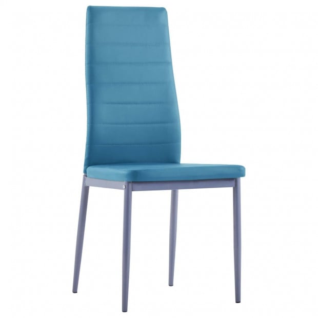 Seven Piece Dining Set Blue Image 7