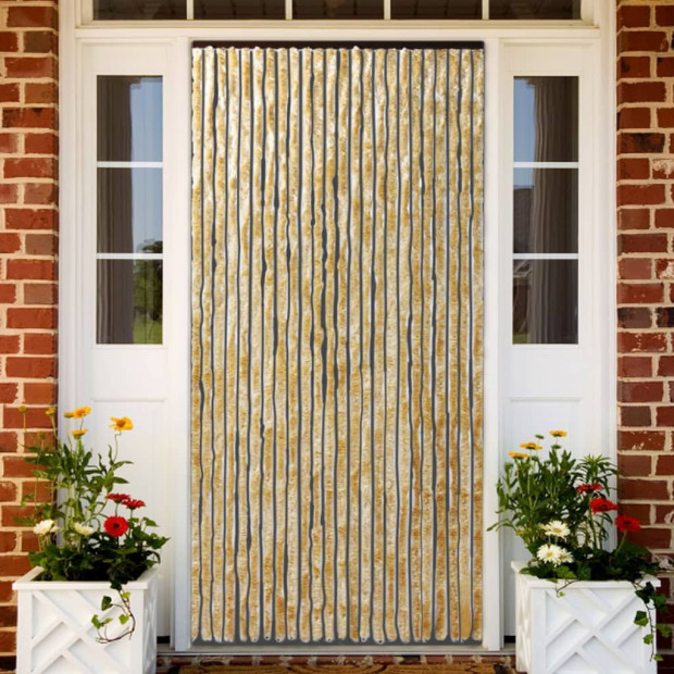 Insect Curtain Beige 100x220 Cm Chenille Image 2