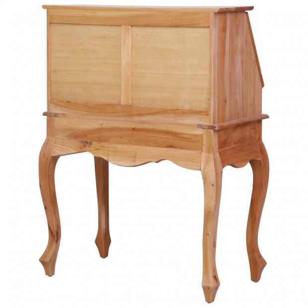 Secretary Desk 78x42x103 Cm Solid Mahogany Wood Image 5
