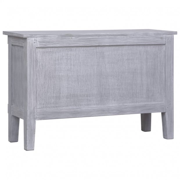 Sideboard With 2 Drawers 90x30x60 Cm Solid Mahogany Wood Image 6