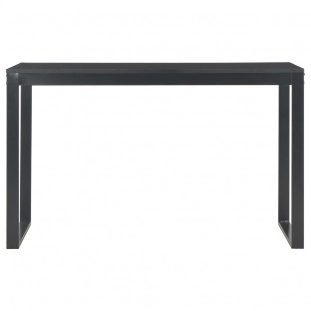 Computer Desk Black 120x60x73 Cm Image 3