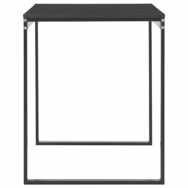 Computer Desk Black 120x60x73 Cm Image 4