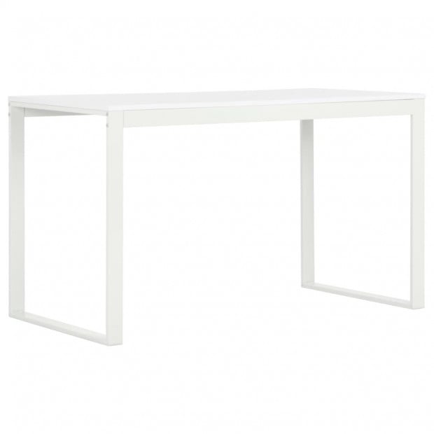 Computer Desk White 120x60x73 Cm Image 2