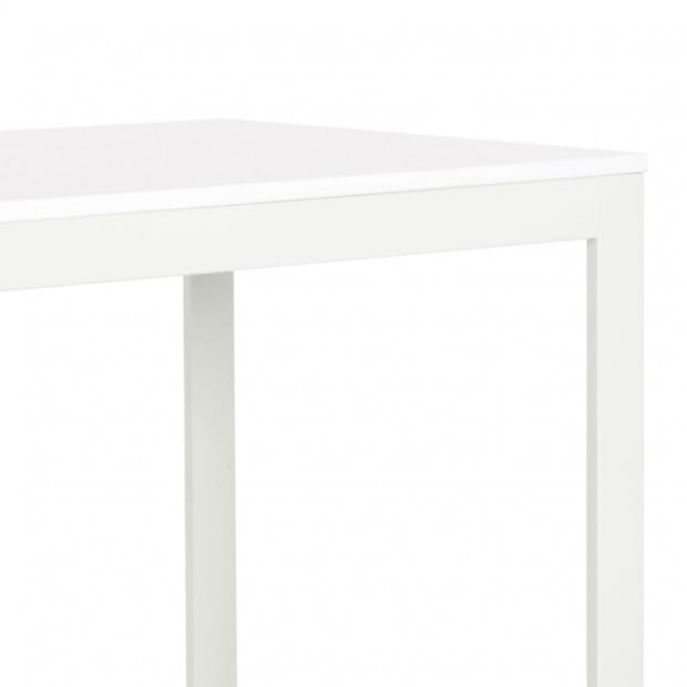 Computer Desk White 120x60x73 Cm Image 5