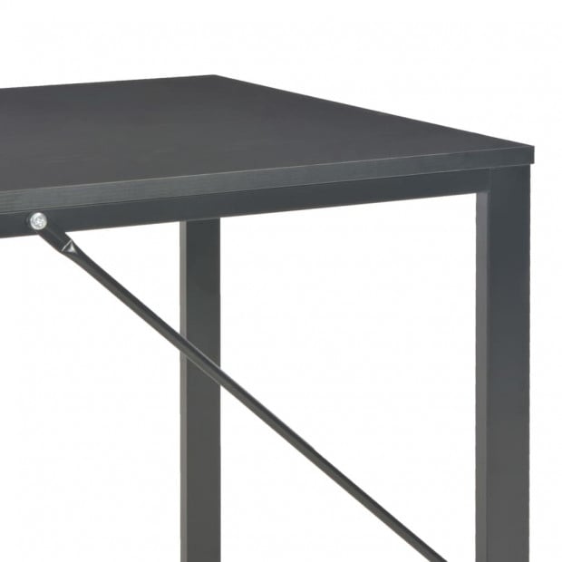 Computer Desk Black 120x60x73 Cm Image 6