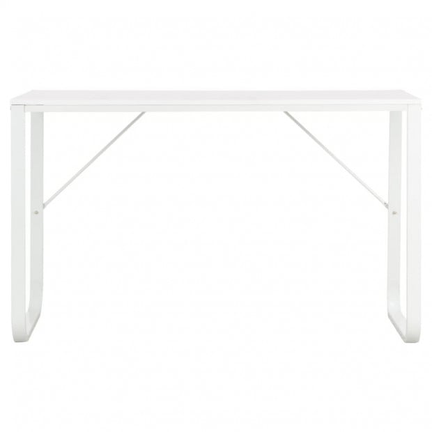 Computer Desk White 120x60x73 Cm Image 3