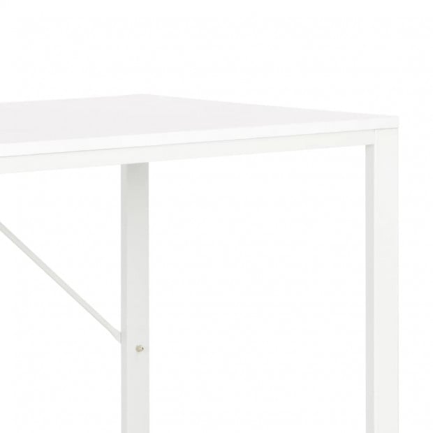 Computer Desk White 120x60x73 Cm Image 6