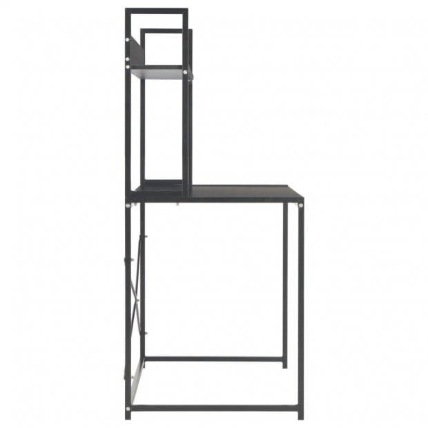 Computer Desk Black 120x60x138 Cm Image 5