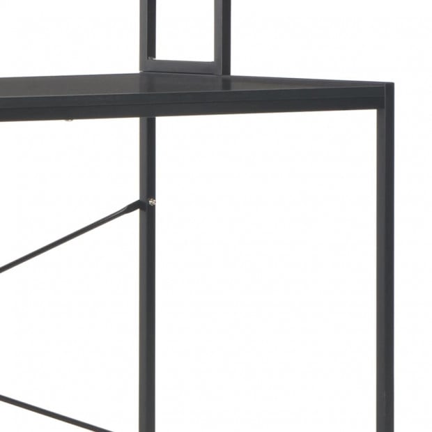 Computer Desk Black 120x60x138 Cm Image 7