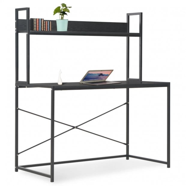 Computer Desk Black 120x60x138 Cm