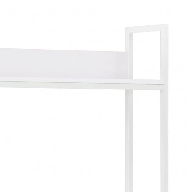 Computer Desk White 120x60x138 Cm Image 6
