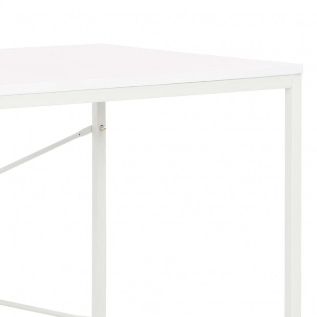 Computer Desk White 120x60x70 Cm Image 6