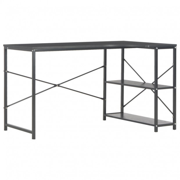 Computer Desk Black 120x72x70 Cm Image 2