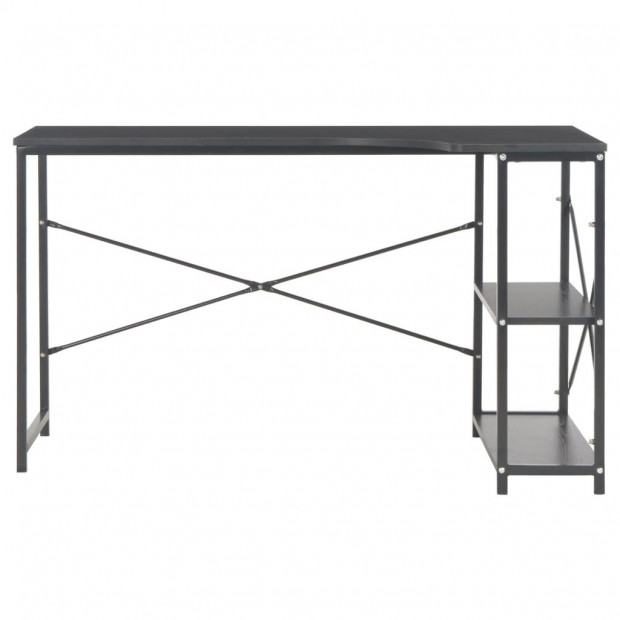 Computer Desk Black 120x72x70 Cm Image 3