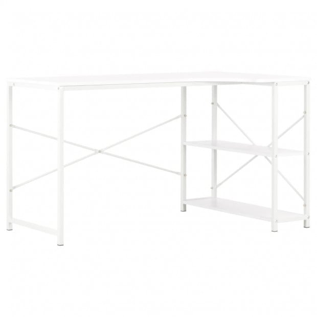 Computer Desk White 120x72x70 Cm Image 2