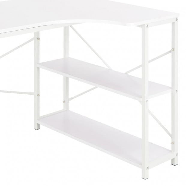 Computer Desk White 120x72x70 Cm Image 6