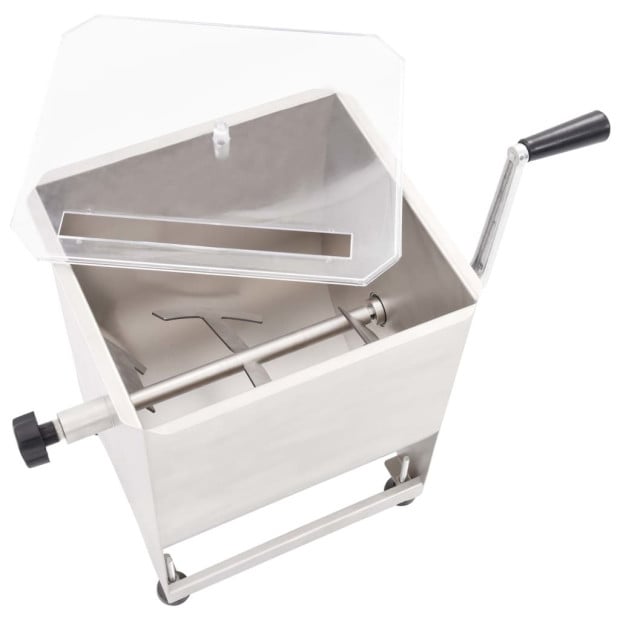 Meat Mixer With Gear Box Silver Stainless Steel Image 4