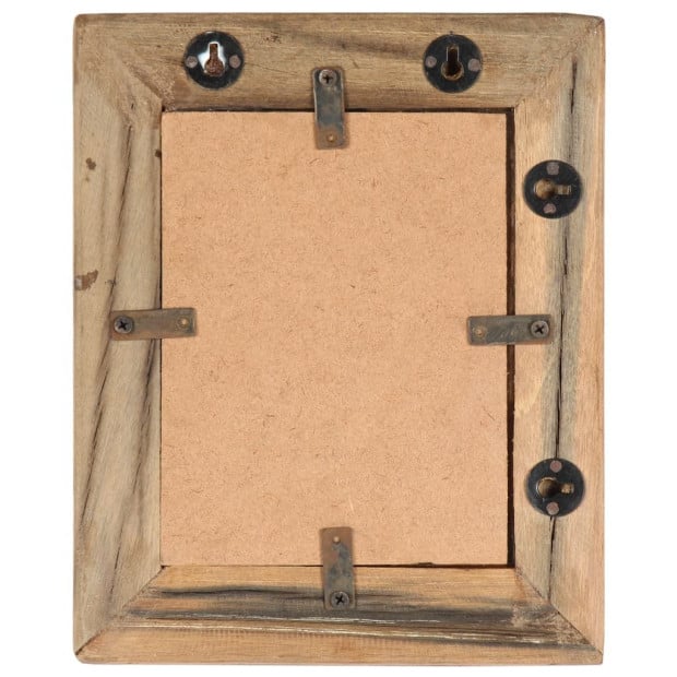 Photo Frames 2 Pcs 23x28 Cm Solid Reclaimed Wood And Glass Image 4