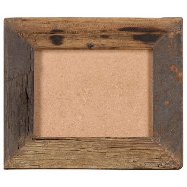 Photo Frames 2 Pcs 25x30 Cm Solid Reclaimed Wood And Glass Image 3