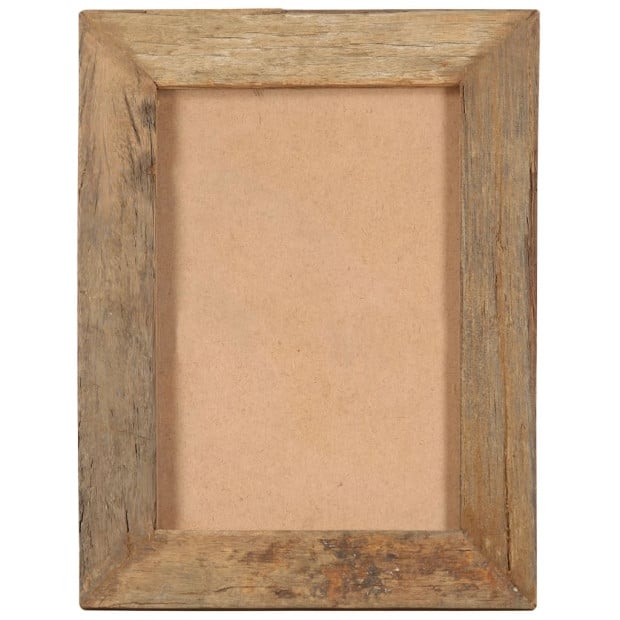 Photo Frames 2 Pcs 30x40 Cm Solid Reclaimed Wood And Glass Image 2