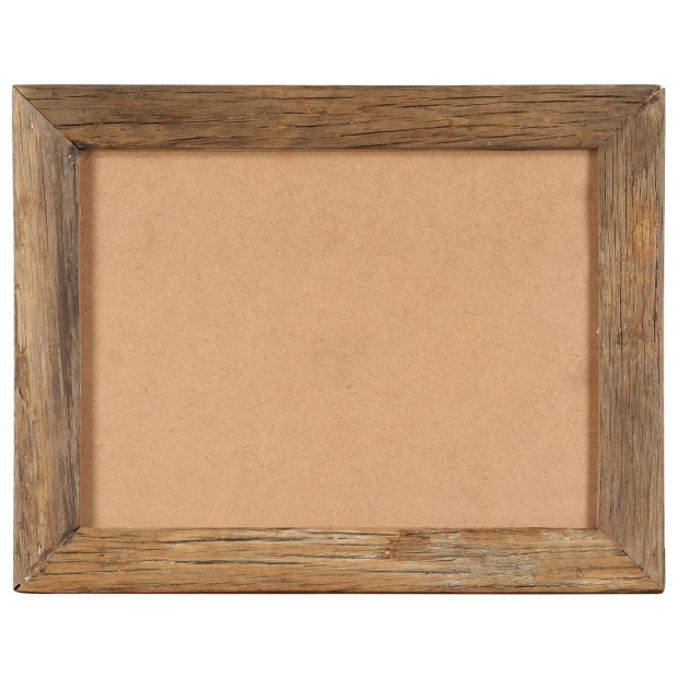 Photo Frames 2 Pcs 34x40 Cm Solid Reclaimed Wood And Glass Image 3