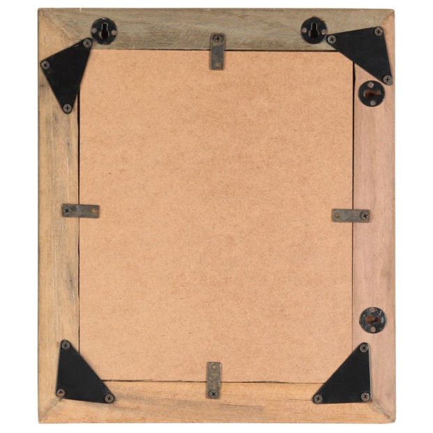 Photo Frames 2 Pcs 34x40 Cm Solid Reclaimed Wood And Glass Image 5