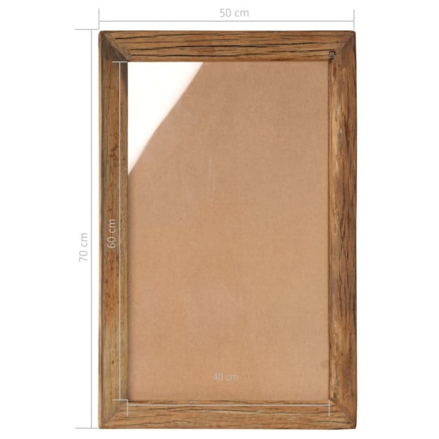 Photo Frames 2 Pcs 50x70 Cm Solid Reclaimed Wood And Glass Image 7