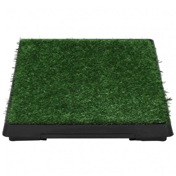 Pet Toilets 2 Pieces With Tray And Artificial Turf Green 63x50x7 Cm Wc Image 4