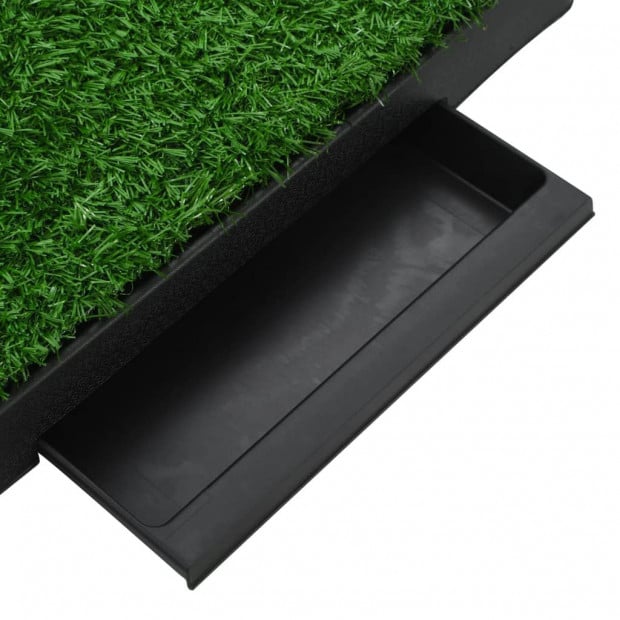 Pet Toilets 2 Pieces With Tray And Artificial Turf Green 63x50x7 Cm Wc Image 7