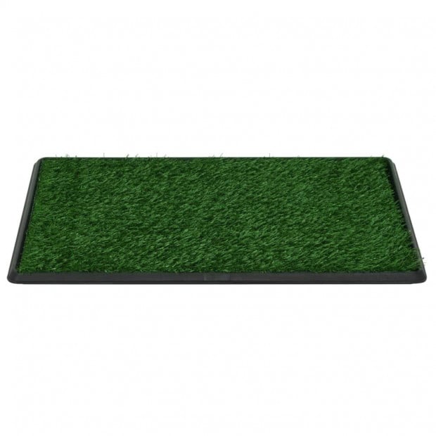 Pet Toilet With Tray And Artificial Turf Green 76x51x3 Cm Wc Image 6