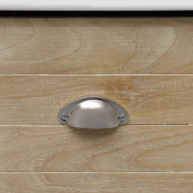 Hall Bench 70x35x45 Cm Paulownia Wood Image 3