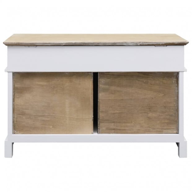 Hall Bench 70x35x45 Cm Paulownia Wood Image 5