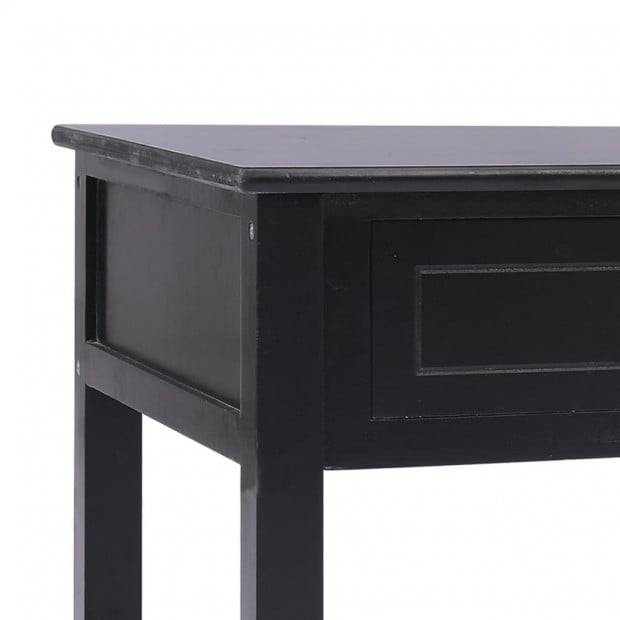 Coffee Table Black 100x50x45 Cm Wood Image 7