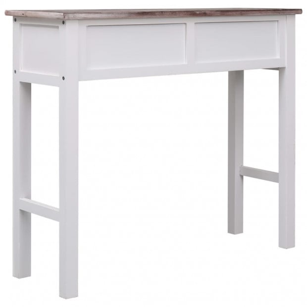 Console Table Brown 90x30x77 Cm Wood Image 5