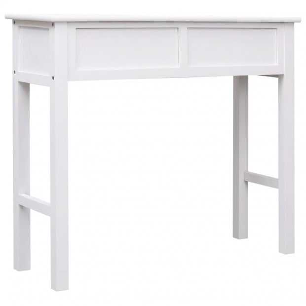 Console Table White 90x30x77 Cm Wood Image 5