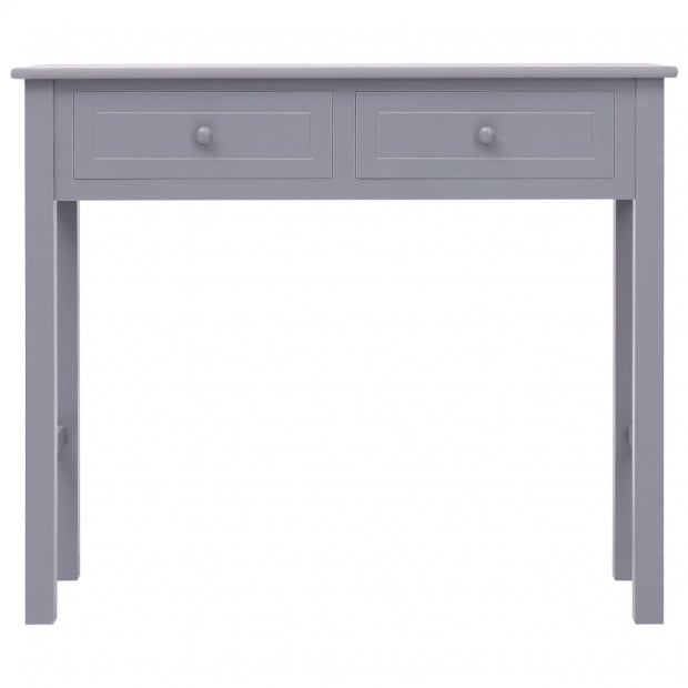 Console Table Grey 90x30x77 Cm Wood Image 4