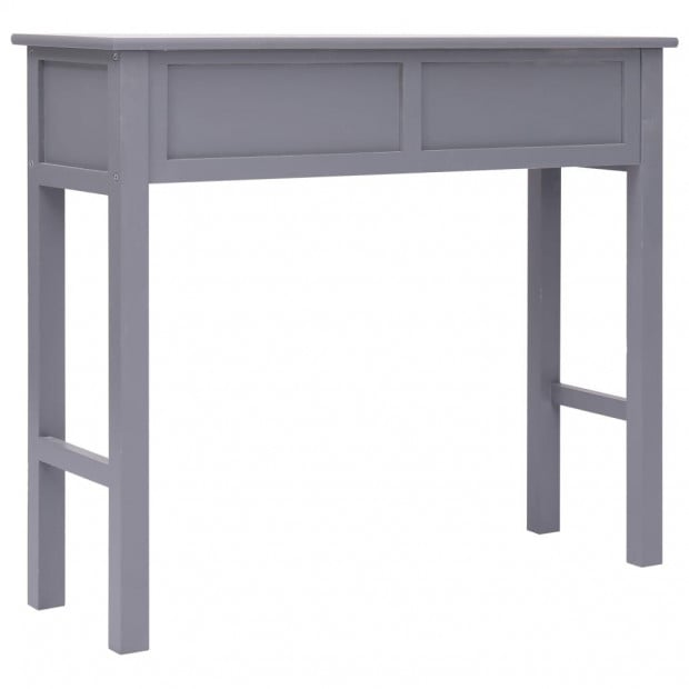 Console Table Grey 90x30x77 Cm Wood Image 5