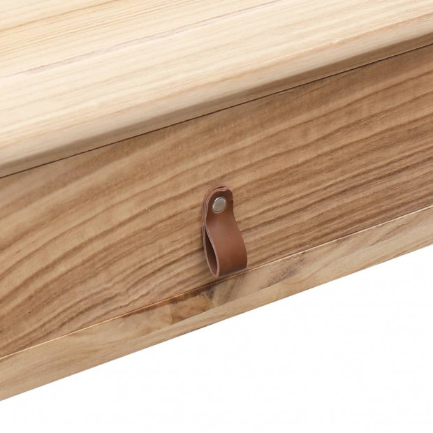 Console Table Natural 90x30x77 Cm Wood Image 6