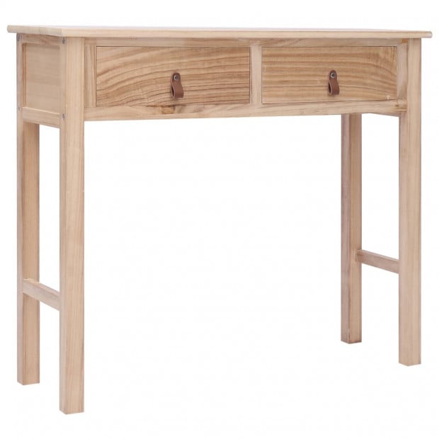 Console Table Natural 90x30x77 Cm Wood Image 7