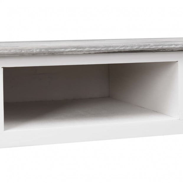 Writing Desk 110x45x76 Cm Wood Grey Image 7