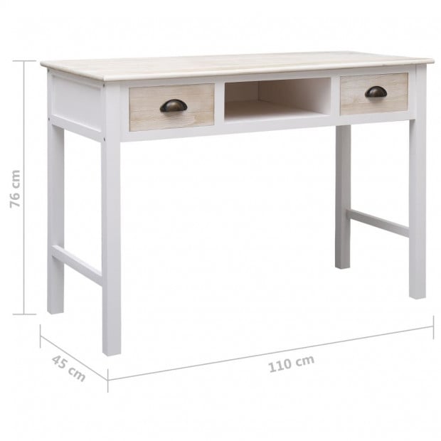 Console Table 110x45x76 Cm Wood Image 8