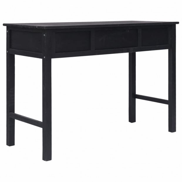 Console Table Black 110x45x76 Cm Wood Image 5