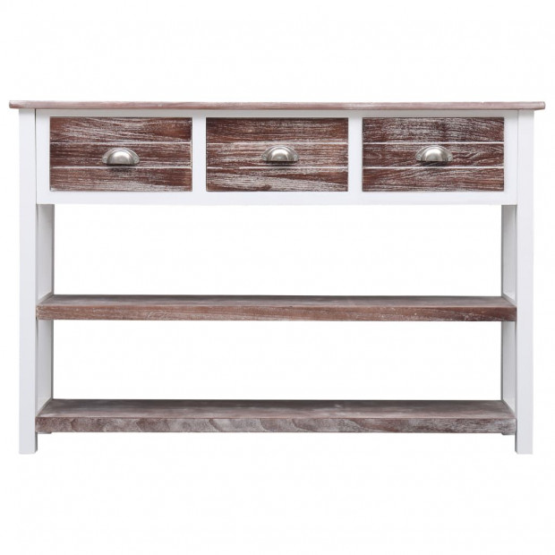 Sideboard Antique Brown 115x30x76 Cm Wood Image 6