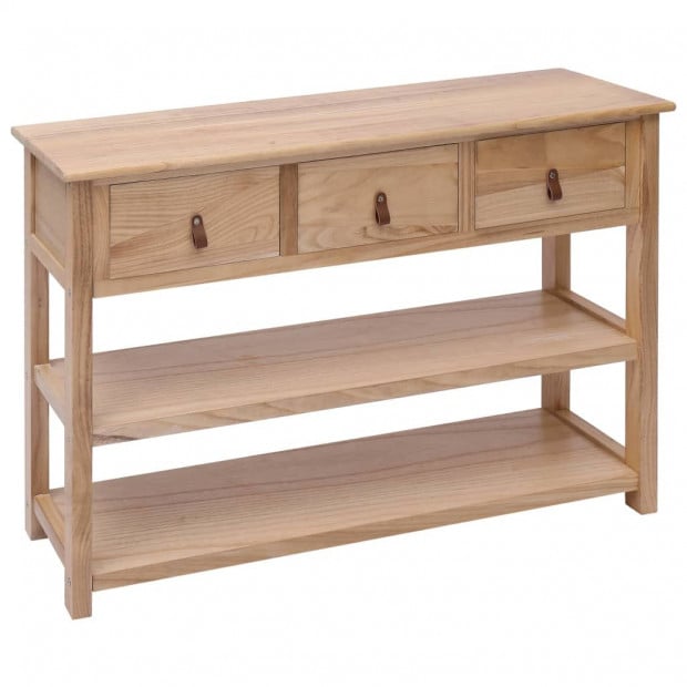 Sideboard Natural 115x30x76 Cm Wood Image 3