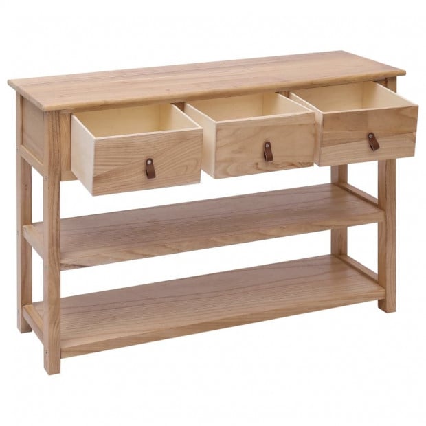 Sideboard Natural 115x30x76 Cm Wood Image 6