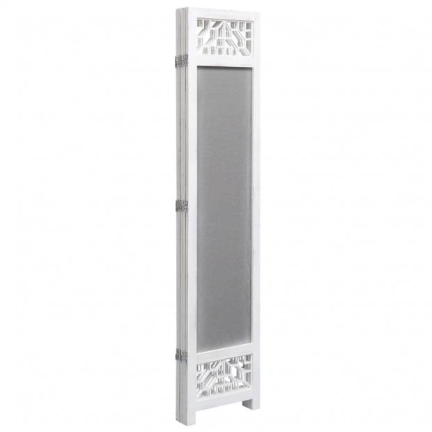 5-panel Room Divider Grey 175x165cm Fabric Grey Image 4