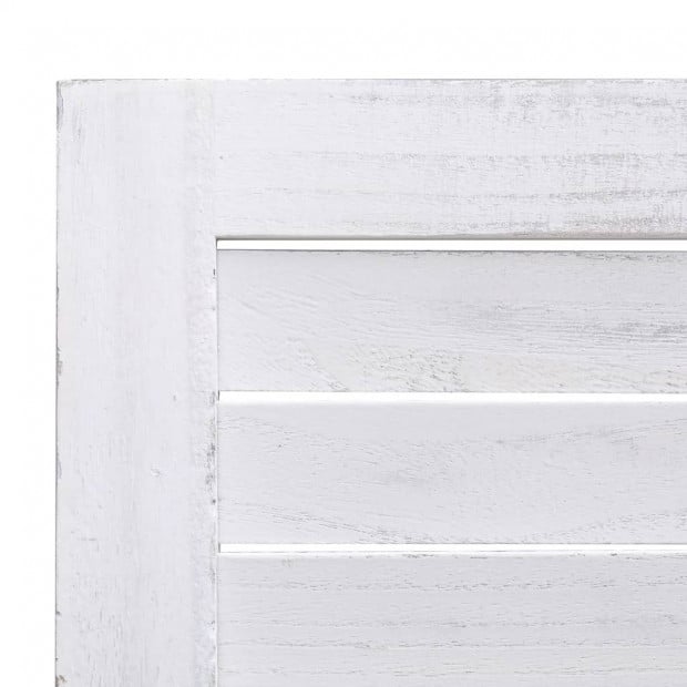 6-panel Room Divider White 210x165cm Wood White Image 6