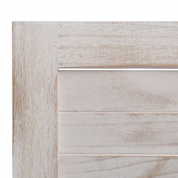 3-panel Room Divider 105x165cm Paulownia Wood Natural Image 6
